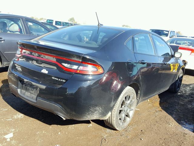 1C3CDFBA2DD141813 - 2013 DODGE DART SXT BLACK photo 4