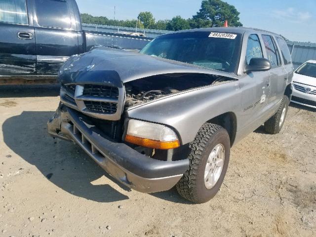 1B4HR28N71F559805 - 2001 DODGE DURANGO GRAY photo 2