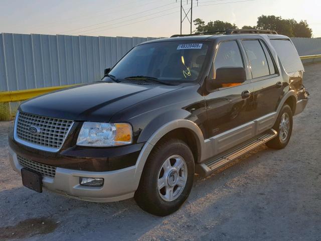 1FMFU17596LA90936 - 2006 FORD EXPEDITION BLACK photo 2