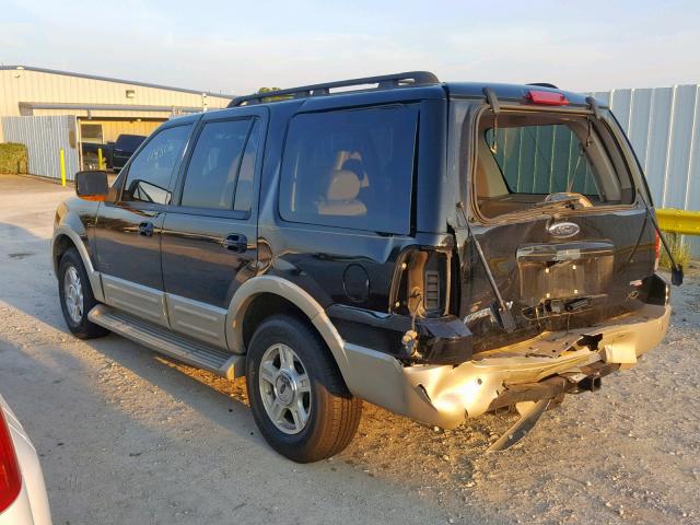 1FMFU17596LA90936 - 2006 FORD EXPEDITION BLACK photo 3