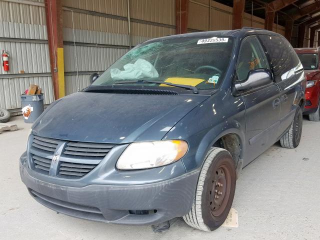 1D4GP25RX5B306229 - 2005 DODGE CARAVAN BLUE photo 2