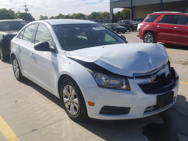 1G1PC5SH7C7166848 - 2012 CHEVROLET CRUZE LS WHITE photo 1