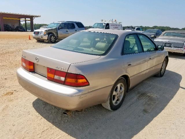 JT8BF22G2V0001377 - 1997 LEXUS ES 300 BEIGE photo 4