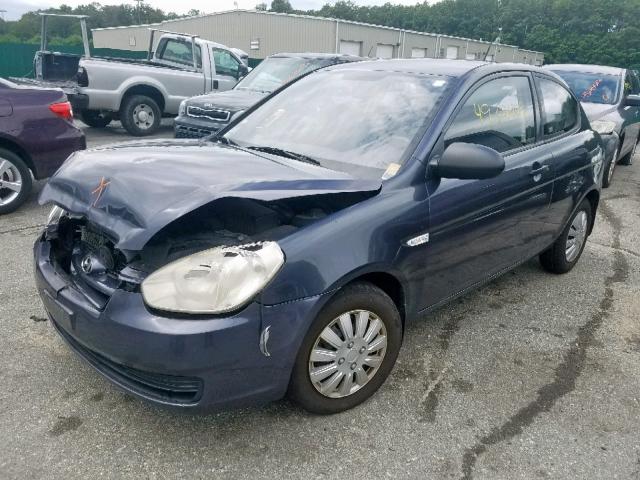 KMHCM36C89U124197 - 2009 HYUNDAI ACCENT GS GRAY photo 2