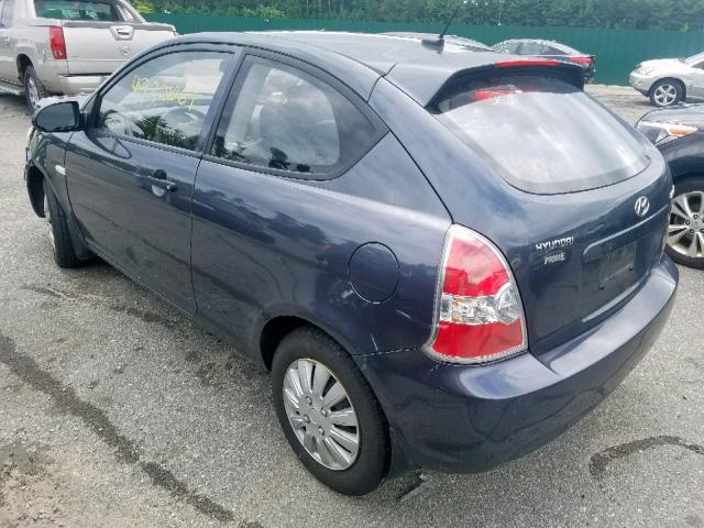 KMHCM36C89U124197 - 2009 HYUNDAI ACCENT GS GRAY photo 3