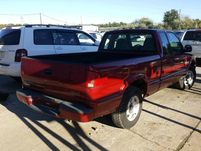 1GTCS1944W8522272 - 1998 GMC SONOMA RED photo 4