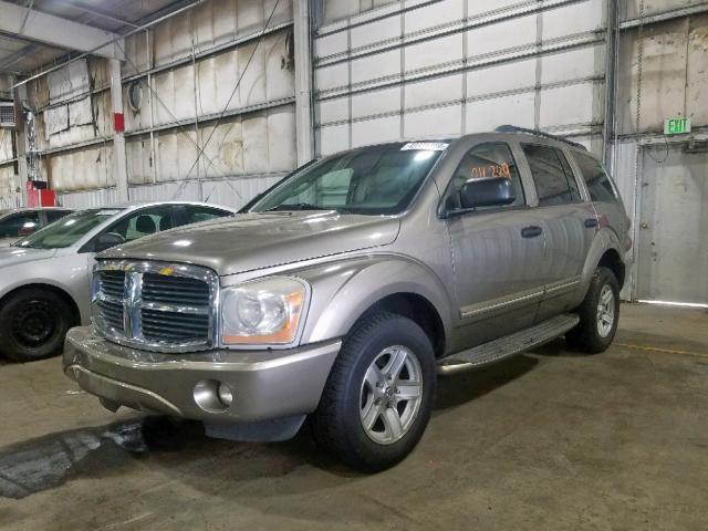 1D8HB58D74F105754 - 2004 DODGE DURANGO LI TAN photo 2