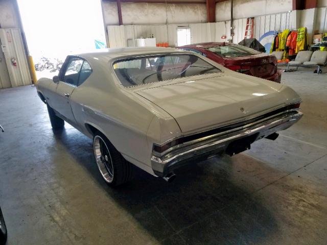 133378A121069 - 1968 CHEVROLET CHEVELLE WHITE photo 3