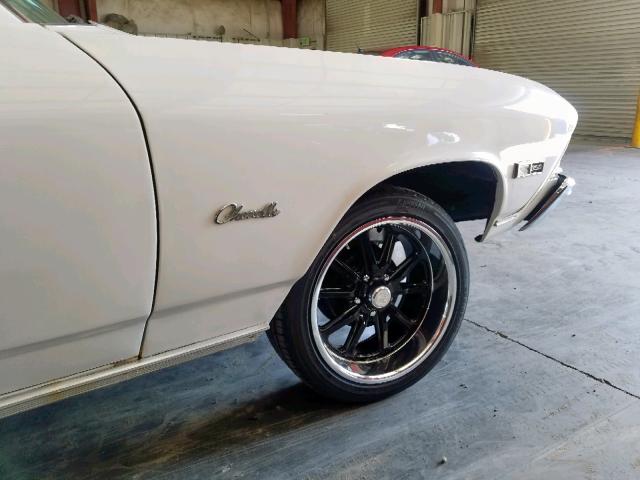 133378A121069 - 1968 CHEVROLET CHEVELLE WHITE photo 9