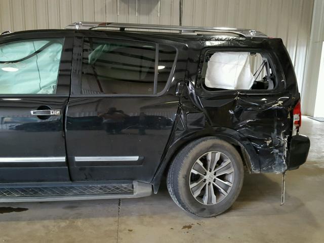 5N1BA0ND6FN603642 - 2015 NISSAN ARMADA SV BLACK photo 9