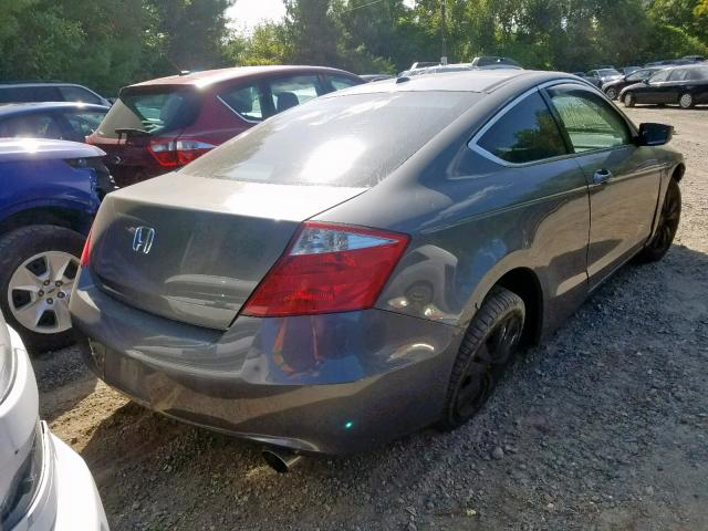 1HGCS12879A012414 - 2009 HONDA ACCORD EXL GRAY photo 4