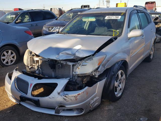 5Y2SL63815Z407123 - 2005 PONTIAC VIBE SILVER photo 2