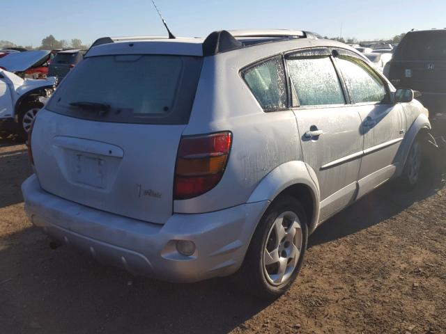 5Y2SL63815Z407123 - 2005 PONTIAC VIBE SILVER photo 4