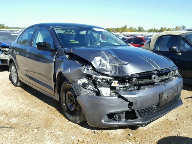 3VW2K7AJ5DM300250 - 2013 VOLKSWAGEN JETTA BASE 灰色 照片 1