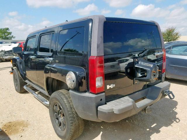 5GTDN136368180473 - 2006 HUMMER H3 BLACK photo 3