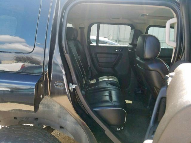 5GTDN136368180473 - 2006 HUMMER H3 BLACK photo 6