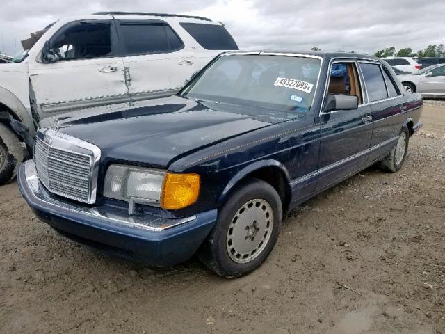 WDBCA35E6LA550218 - 1990 MERCEDES-BENZ 420 SEL BLUE photo 3