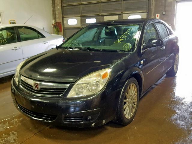 1G8ZV57728F123455 - 2008 SATURN AURA XR BLACK photo 2