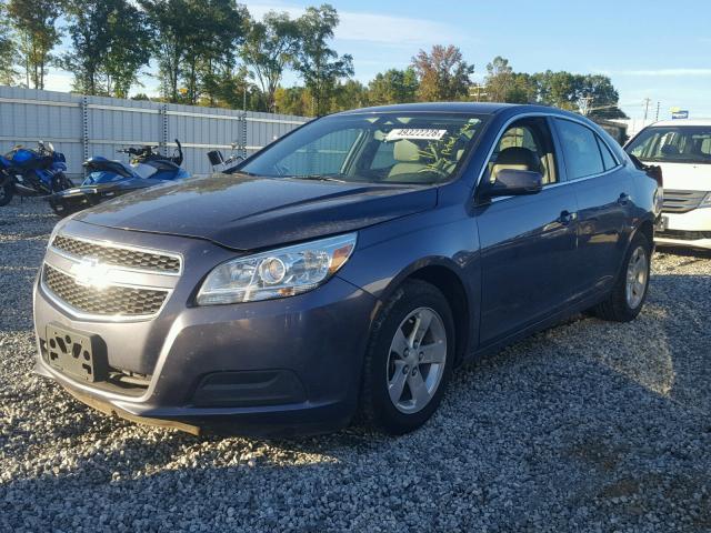 1G11C5SA3DF342598 - 2013 CHEVROLET MALIBU 1LT BLUE photo 2