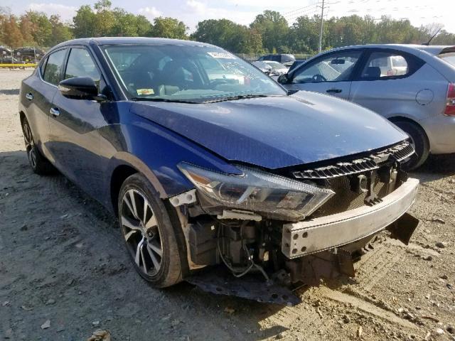 1N4AA6AP8HC378325 - 2017 NISSAN MAXIMA 3.5 BLUE photo 1