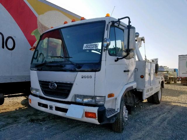 JNAMB80H75AE50378 - 2005 NISSAN DIESEL UD2000 WHITE photo 2