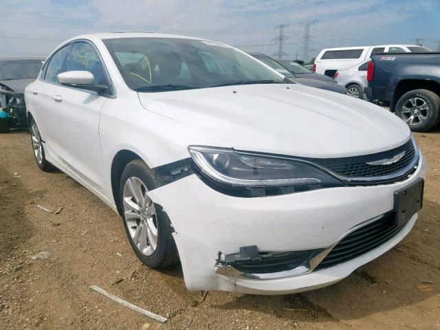 1C3CCCAB3GN166665 - 2016 CHRYSLER 200 LIMITE WHITE photo 1