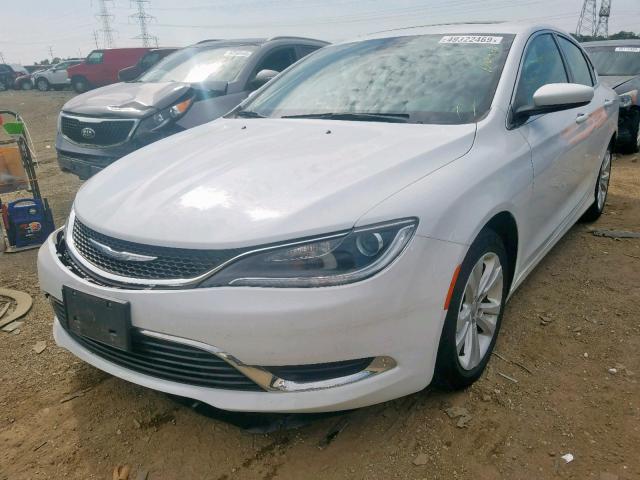 1C3CCCAB3GN166665 - 2016 CHRYSLER 200 LIMITE WHITE photo 2