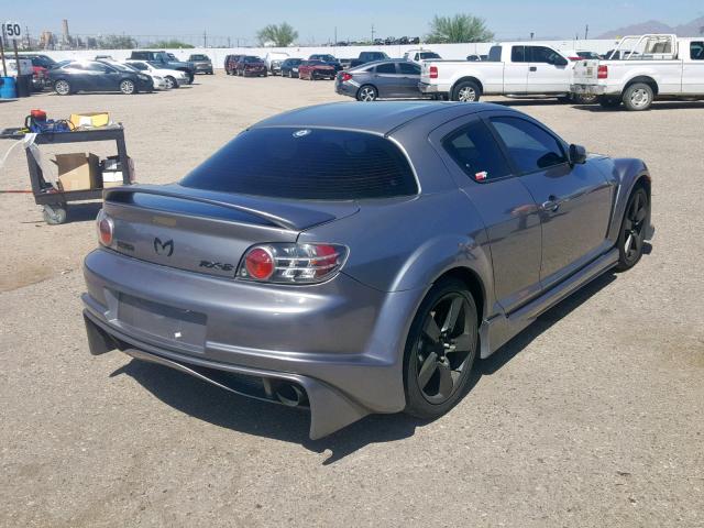 JM1FE173740136679 - 2004 MAZDA RX8 CHARCOAL photo 4