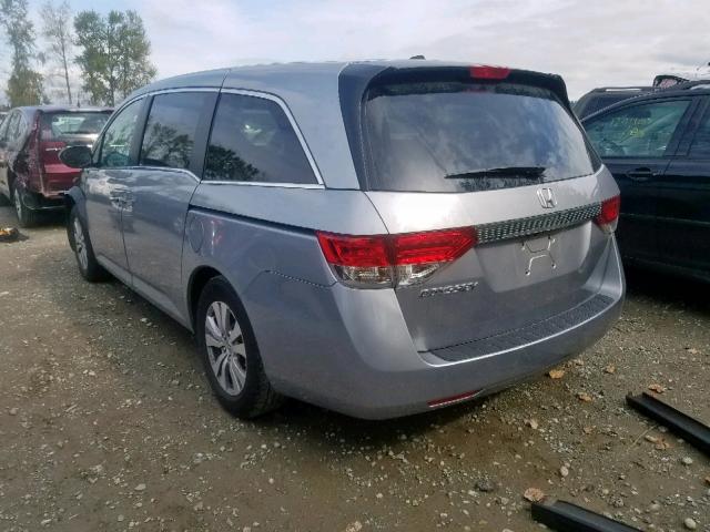 5FNRL5H64GB059150 - 2016 HONDA ODYSSEY EX SILVER photo 3