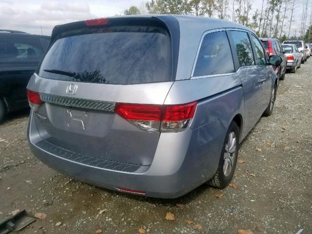 5FNRL5H64GB059150 - 2016 HONDA ODYSSEY EX SILVER photo 4