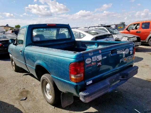 1FTCR10A1RUE65491 - 1994 FORD RANGER GREEN photo 3