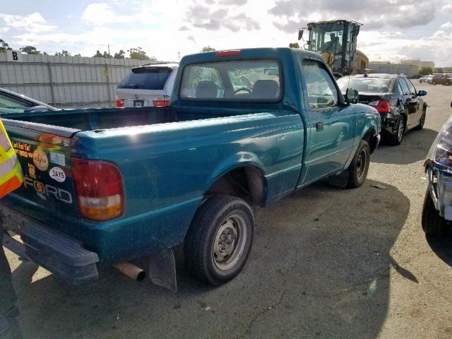 1FTCR10A1RUE65491 - 1994 FORD RANGER GREEN photo 4