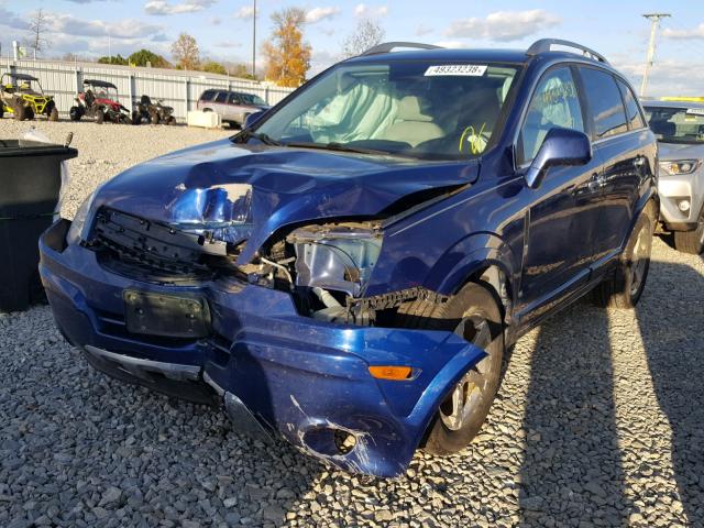 3GNFL4E53CS653326 - 2012 CHEVROLET CAPTIVA SP BLUE photo 2