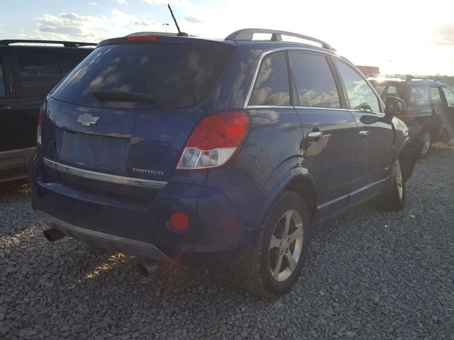 3GNFL4E53CS653326 - 2012 CHEVROLET CAPTIVA SP BLUE photo 4