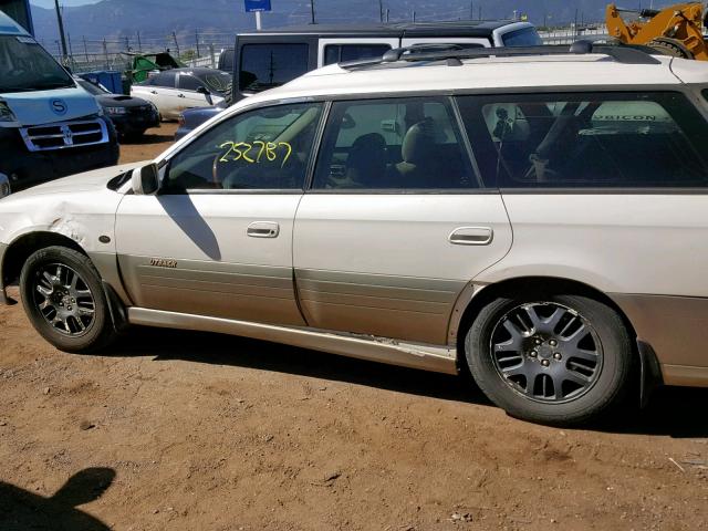 4S3BH806817637585 - 2001 SUBARU LEGACY OUT CREAM photo 9