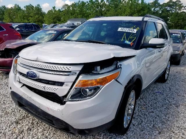 1FMHK7F96CGA98910 - 2012 FORD EXPLORER L WHITE photo 2