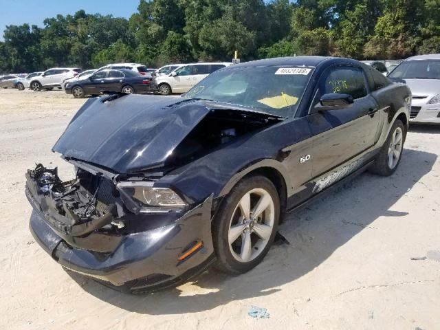 1ZVBP8CF5E5241997 - 2014 FORD MUSTANG GT BLACK photo 2