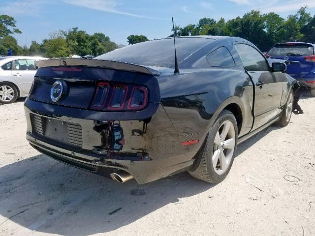 1ZVBP8CF5E5241997 - 2014 FORD MUSTANG GT BLACK photo 4