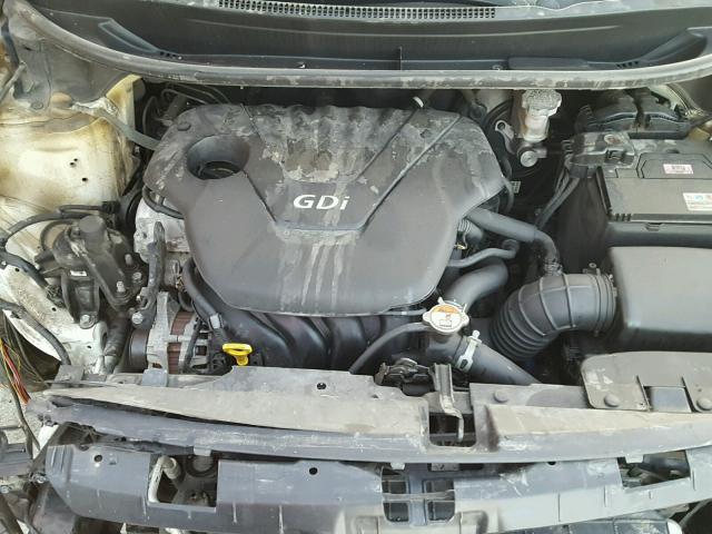 KNADN5A34F6423191 - 2015 KIA RIO EX WHITE photo 7