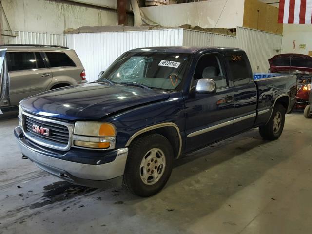 2GTEC19T0Y1182198 - 2000 GMC NEW SIERRA BLUE photo 2