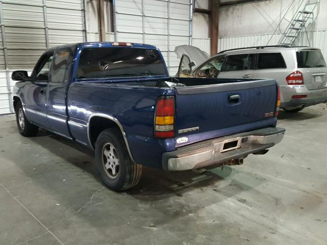 2GTEC19T0Y1182198 - 2000 GMC NEW SIERRA BLUE photo 3