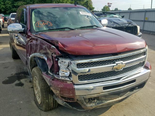 1GCEC29009Z176681 - 2009 CHEVROLET SILVERADO BURGUNDY photo 1