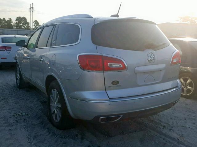 5GAKRBKD0HJ262067 - 2017 BUICK ENCLAVE SILVER photo 3