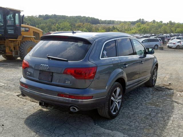 WA1LMAFE6ED016935 - 2014 AUDI Q7 PREMIUM CHARCOAL photo 4