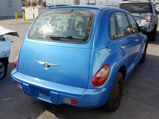 3A8FY48B38T214584 - 2008 CHRYSLER PT CRUISER BLUE photo 4