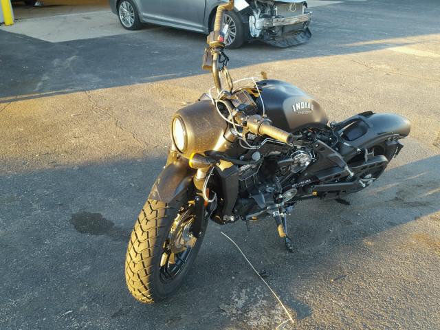 56KMTA002J3135537 - 2018 INDIAN MOTORCYCLE CO. SCOUT BOBB BLACK photo 2
