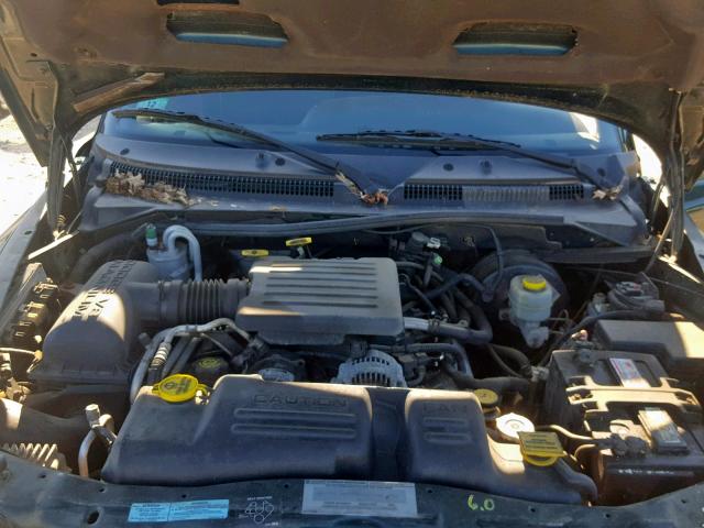 1B7GG2ANXYS667917 - 2000 DODGE DAKOTA QUA GREEN photo 7