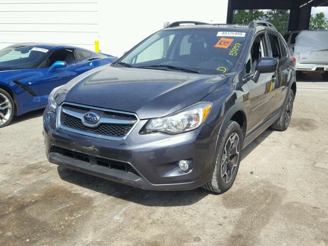 JF2GPAKC8D2814531 - 2013 SUBARU XV CROSSTR GRAY photo 2