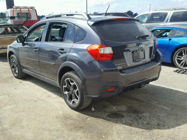 JF2GPAKC8D2814531 - 2013 SUBARU XV CROSSTR GRAY photo 3