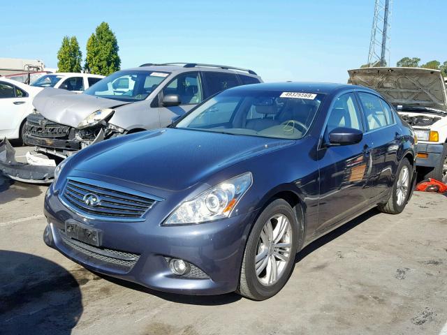 JN1CV6AP5BM303044 - 2011 INFINITI G37 BASE GRAY photo 2